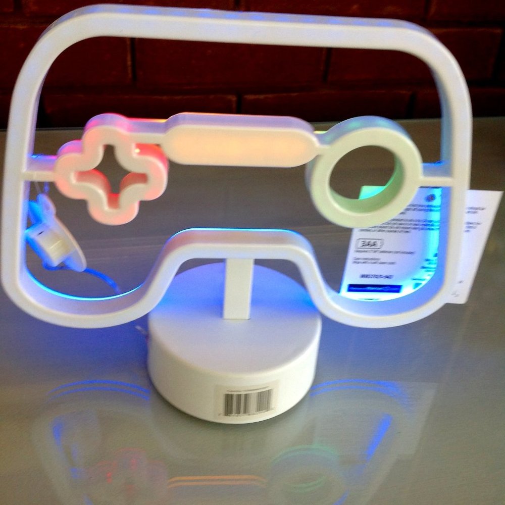 Your Zone Video Gaming controller Neon LED Light Battery Operated - Picture 3 of 5